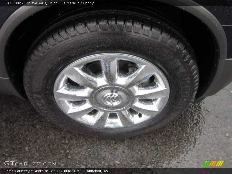 Ming Blue Metallic / Ebony 2012 Buick Enclave AWD