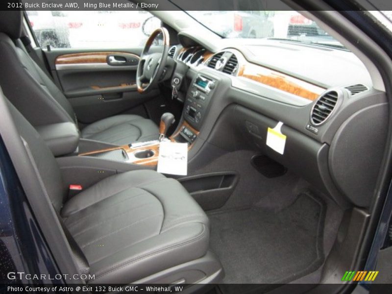 Ming Blue Metallic / Ebony 2012 Buick Enclave AWD