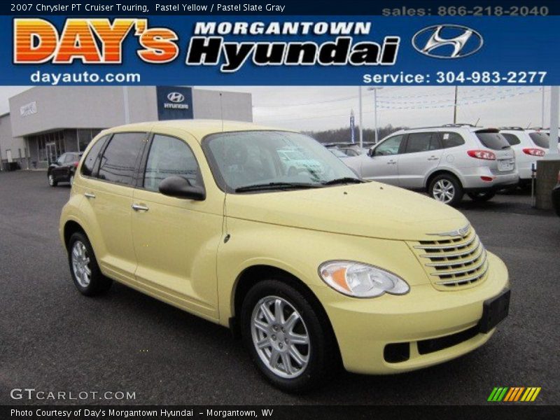 Pastel Yellow / Pastel Slate Gray 2007 Chrysler PT Cruiser Touring