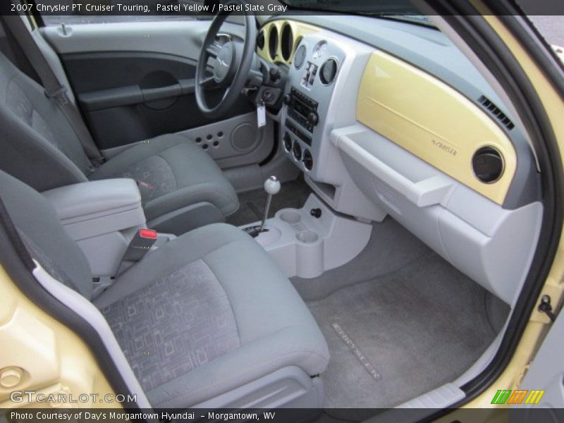 Pastel Yellow / Pastel Slate Gray 2007 Chrysler PT Cruiser Touring