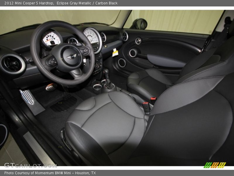 Eclipse Gray Metallic / Carbon Black 2012 Mini Cooper S Hardtop