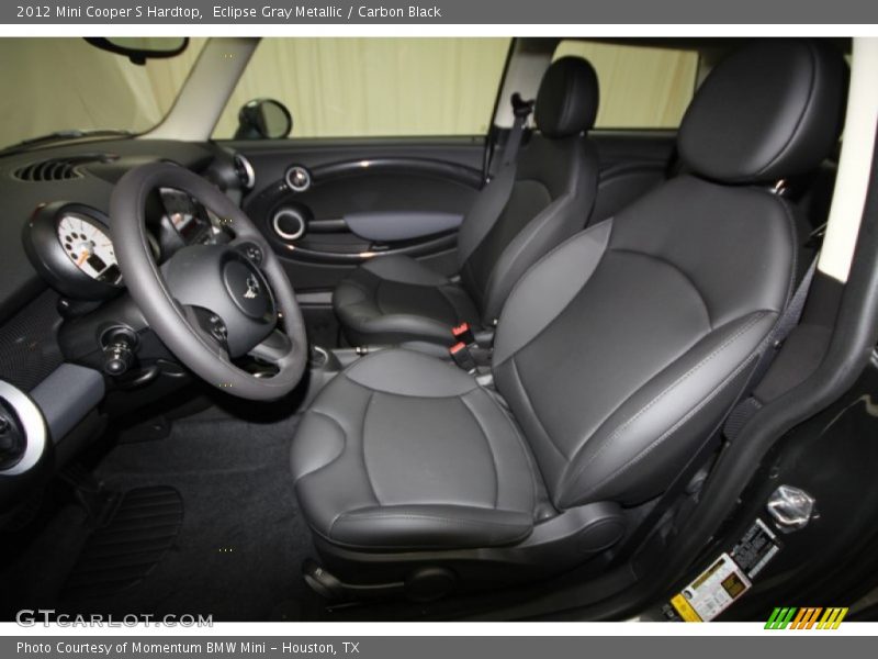 Eclipse Gray Metallic / Carbon Black 2012 Mini Cooper S Hardtop