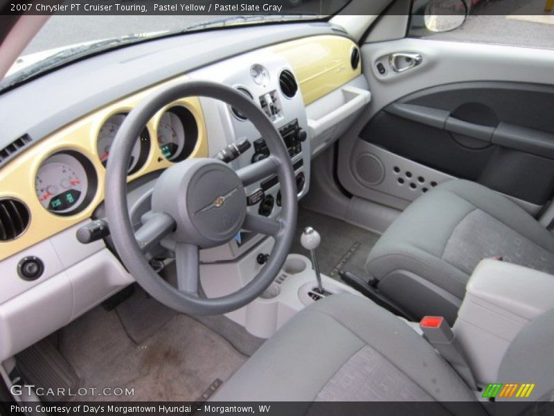 Pastel Yellow / Pastel Slate Gray 2007 Chrysler PT Cruiser Touring
