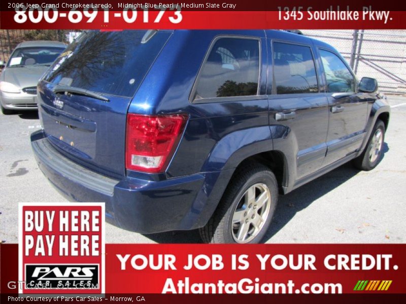 Midnight Blue Pearl / Medium Slate Gray 2006 Jeep Grand Cherokee Laredo