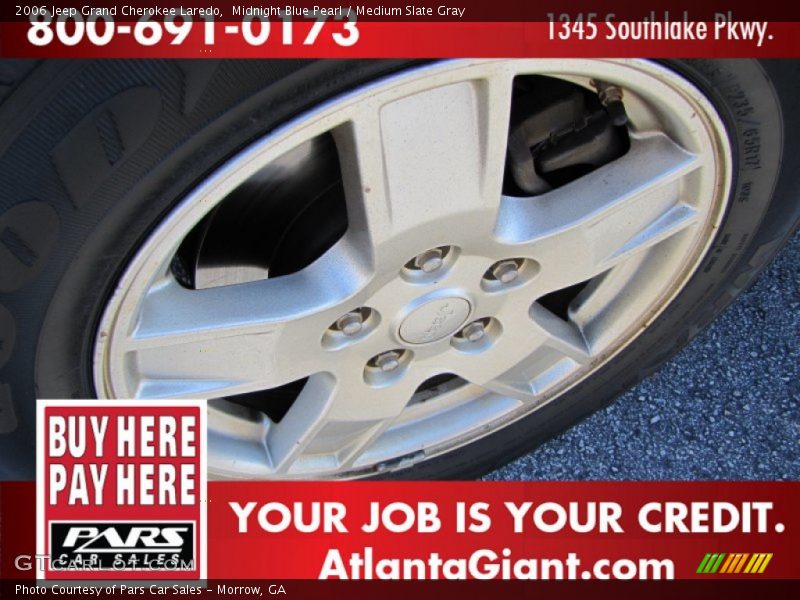 Midnight Blue Pearl / Medium Slate Gray 2006 Jeep Grand Cherokee Laredo