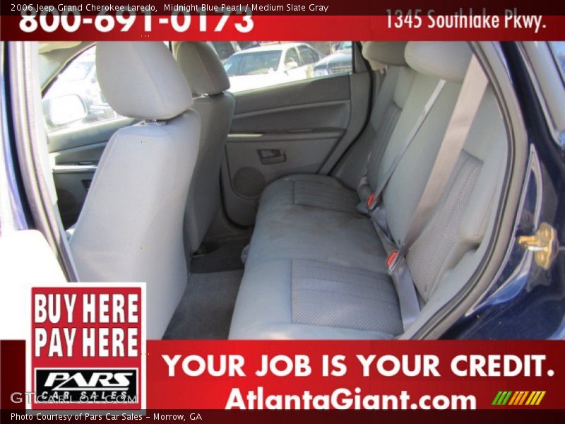 Midnight Blue Pearl / Medium Slate Gray 2006 Jeep Grand Cherokee Laredo