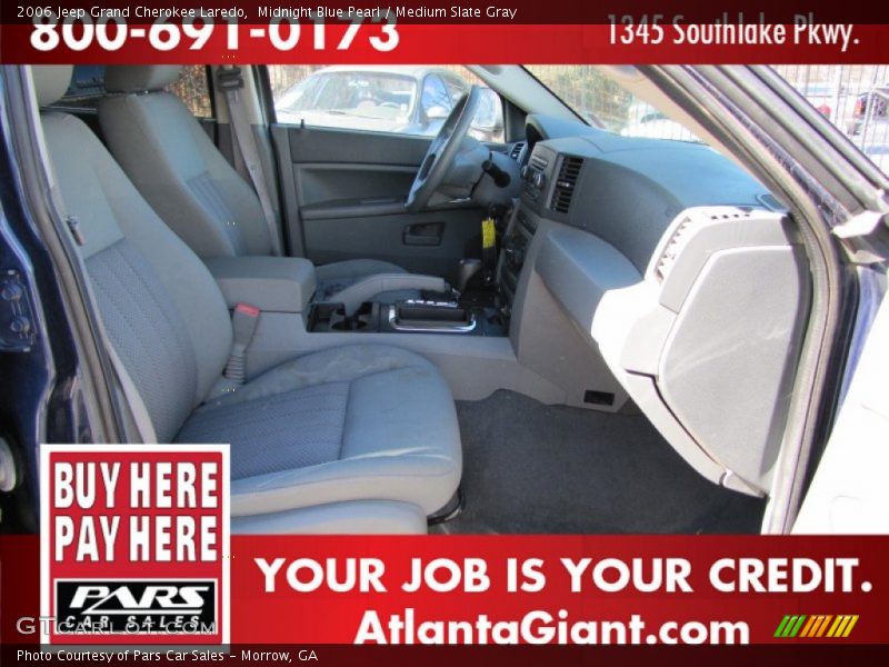 Midnight Blue Pearl / Medium Slate Gray 2006 Jeep Grand Cherokee Laredo