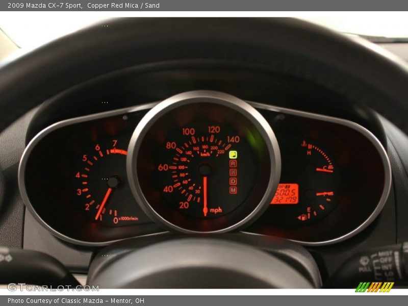 Copper Red Mica / Sand 2009 Mazda CX-7 Sport