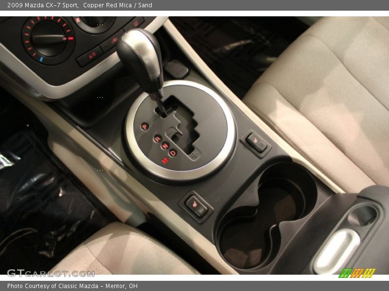 Copper Red Mica / Sand 2009 Mazda CX-7 Sport