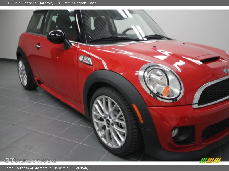 Chili Red / Carbon Black 2012 Mini Cooper S Hardtop
