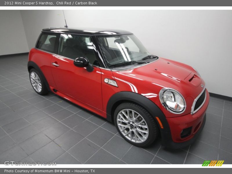 Chili Red / Carbon Black 2012 Mini Cooper S Hardtop