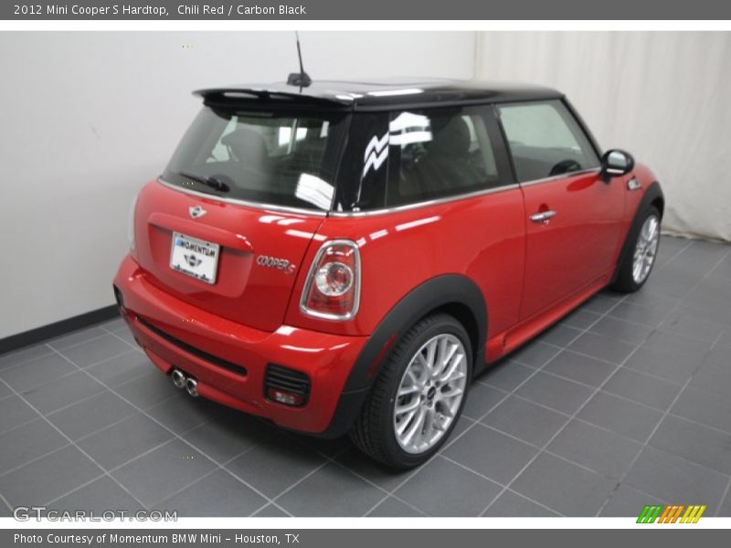 Chili Red / Carbon Black 2012 Mini Cooper S Hardtop