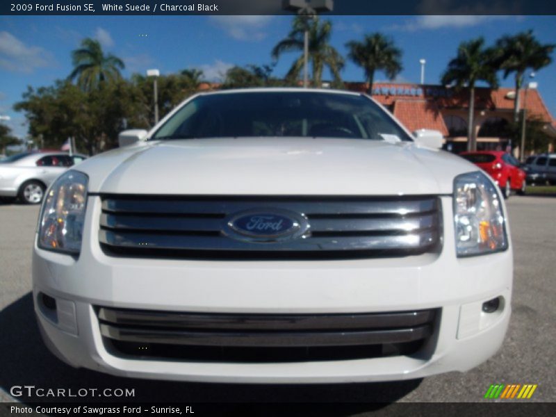 White Suede / Charcoal Black 2009 Ford Fusion SE