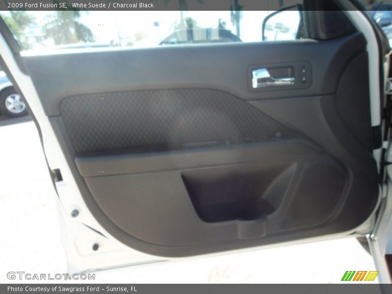 White Suede / Charcoal Black 2009 Ford Fusion SE