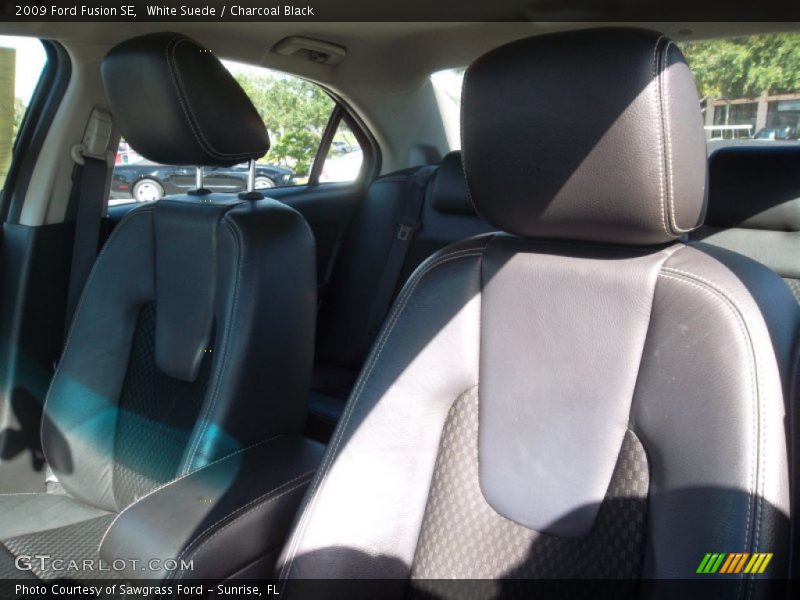 White Suede / Charcoal Black 2009 Ford Fusion SE