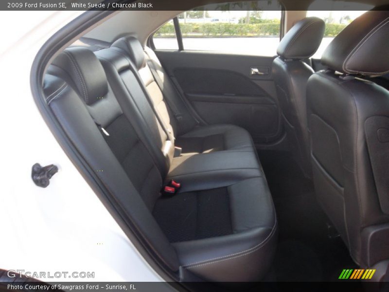 White Suede / Charcoal Black 2009 Ford Fusion SE