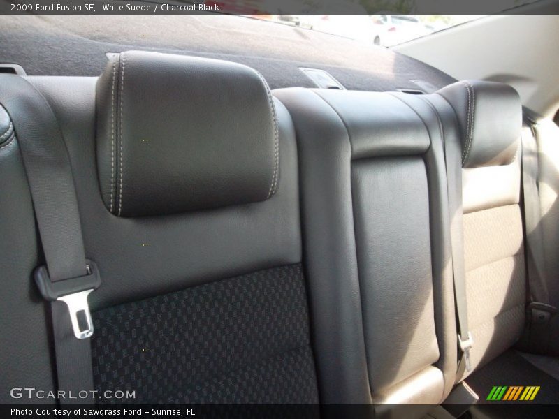 White Suede / Charcoal Black 2009 Ford Fusion SE