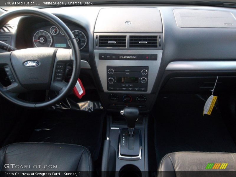 White Suede / Charcoal Black 2009 Ford Fusion SE