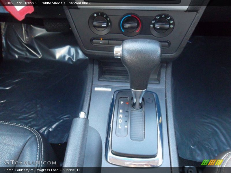White Suede / Charcoal Black 2009 Ford Fusion SE