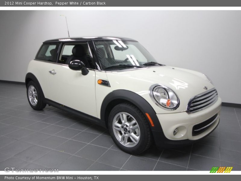 Pepper White / Carbon Black 2012 Mini Cooper Hardtop