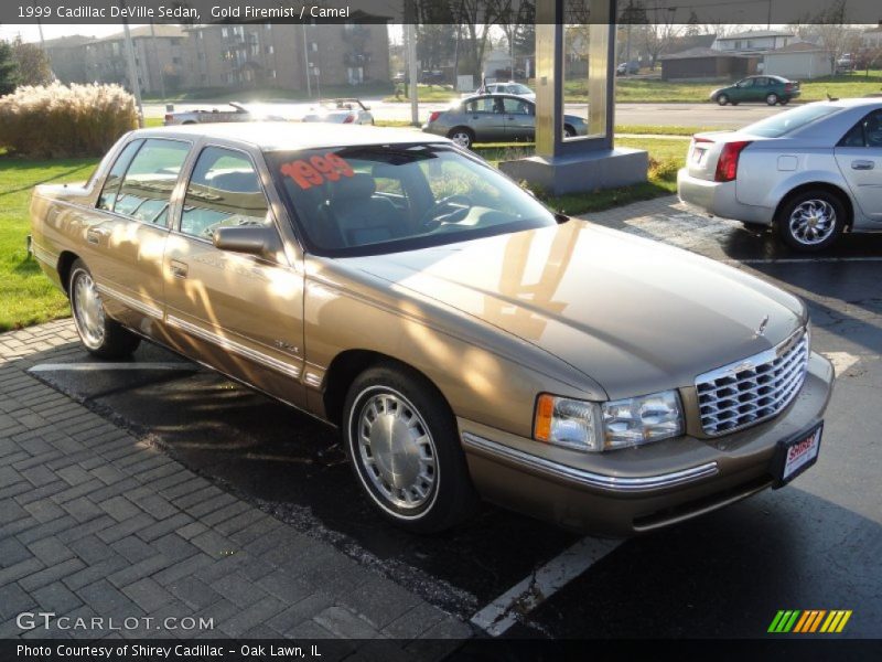 Gold Firemist / Camel 1999 Cadillac DeVille Sedan