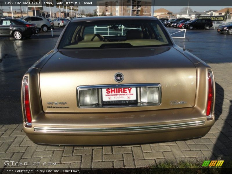Gold Firemist / Camel 1999 Cadillac DeVille Sedan