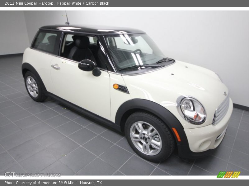 Pepper White / Carbon Black 2012 Mini Cooper Hardtop