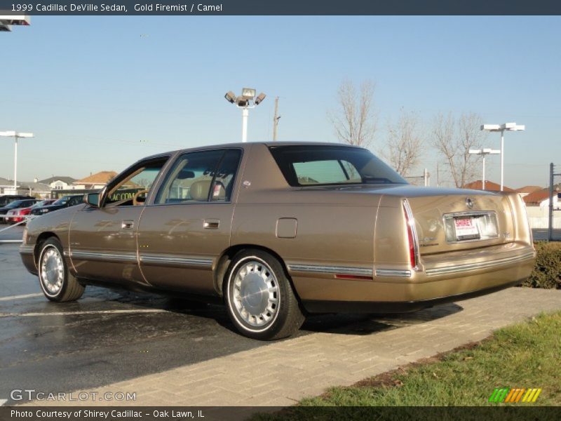 Gold Firemist / Camel 1999 Cadillac DeVille Sedan