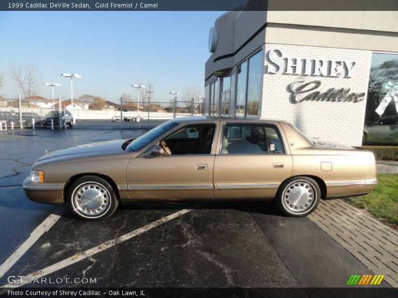 Gold Firemist / Camel 1999 Cadillac DeVille Sedan