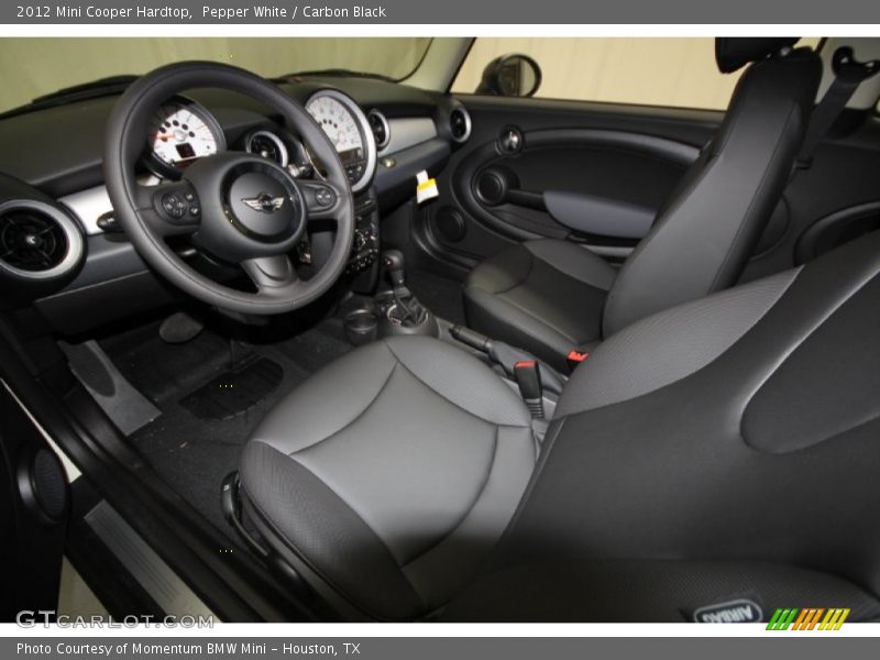 Pepper White / Carbon Black 2012 Mini Cooper Hardtop