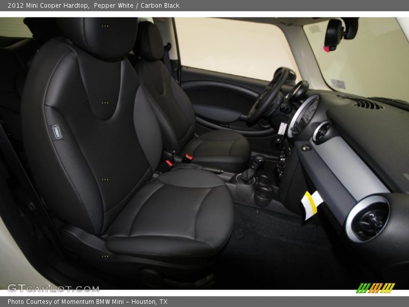 Pepper White / Carbon Black 2012 Mini Cooper Hardtop