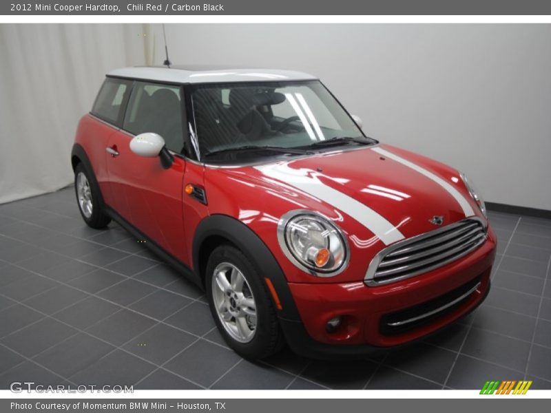 Chili Red / Carbon Black 2012 Mini Cooper Hardtop
