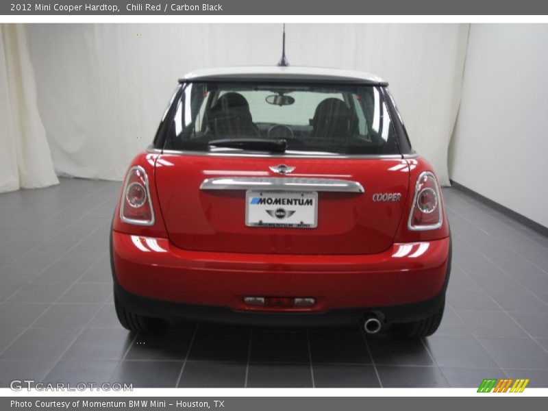 Chili Red / Carbon Black 2012 Mini Cooper Hardtop