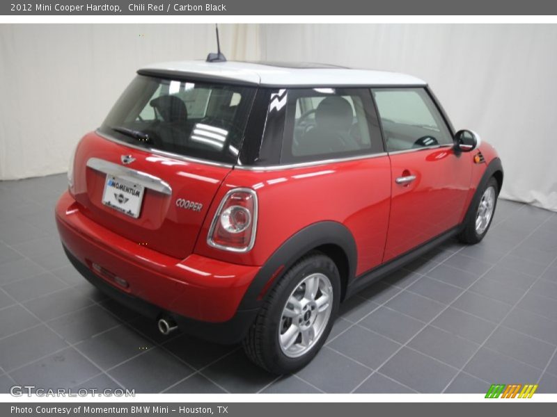 Chili Red / Carbon Black 2012 Mini Cooper Hardtop