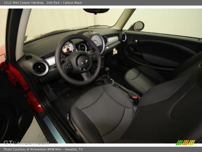 Chili Red / Carbon Black 2012 Mini Cooper Hardtop