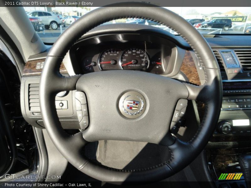 Black Raven / Ebony 2011 Cadillac DTS Luxury