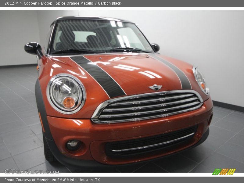 Spice Orange Metallic / Carbon Black 2012 Mini Cooper Hardtop