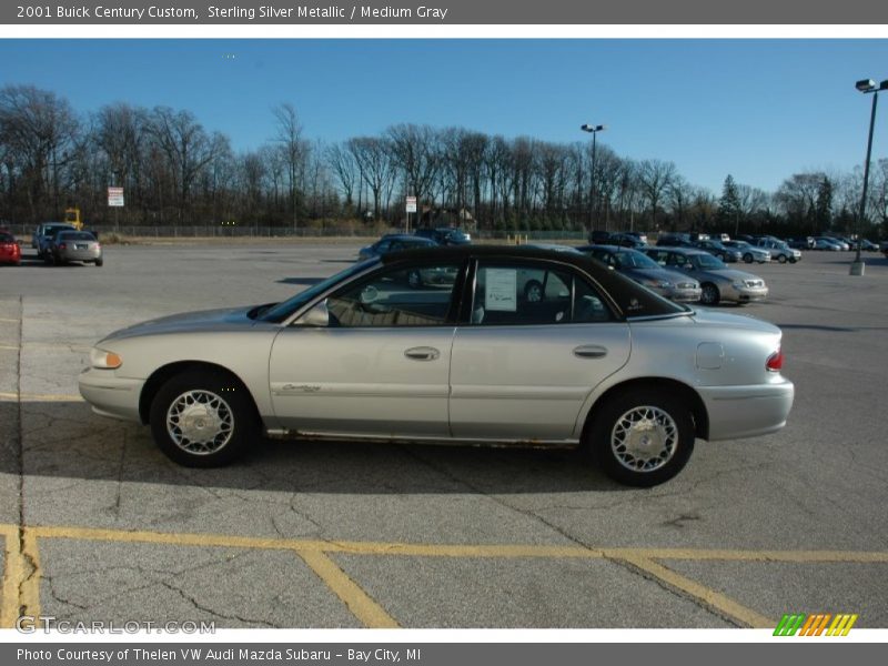 Sterling Silver Metallic / Medium Gray 2001 Buick Century Custom