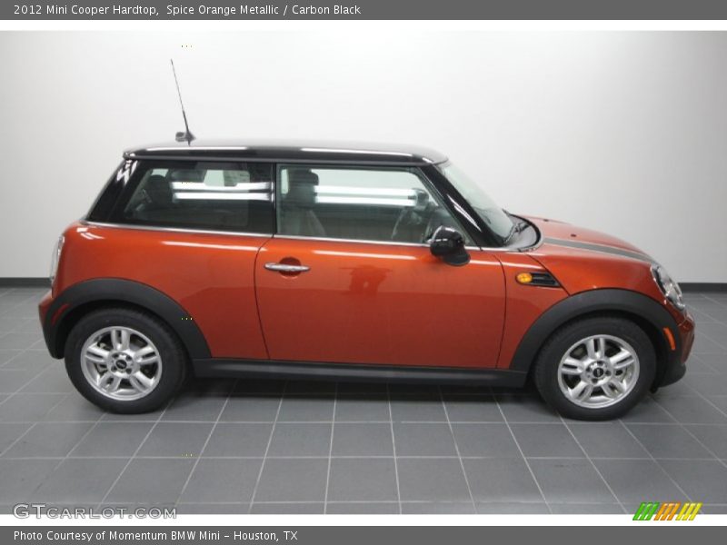 Spice Orange Metallic / Carbon Black 2012 Mini Cooper Hardtop