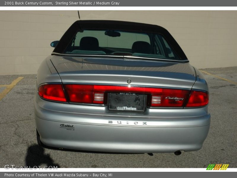 Sterling Silver Metallic / Medium Gray 2001 Buick Century Custom