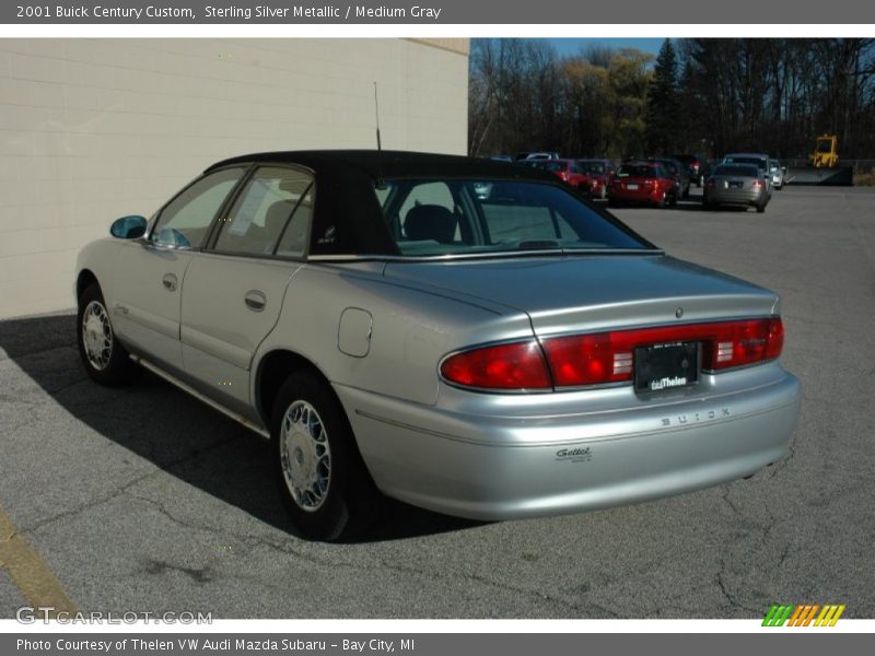 Sterling Silver Metallic / Medium Gray 2001 Buick Century Custom