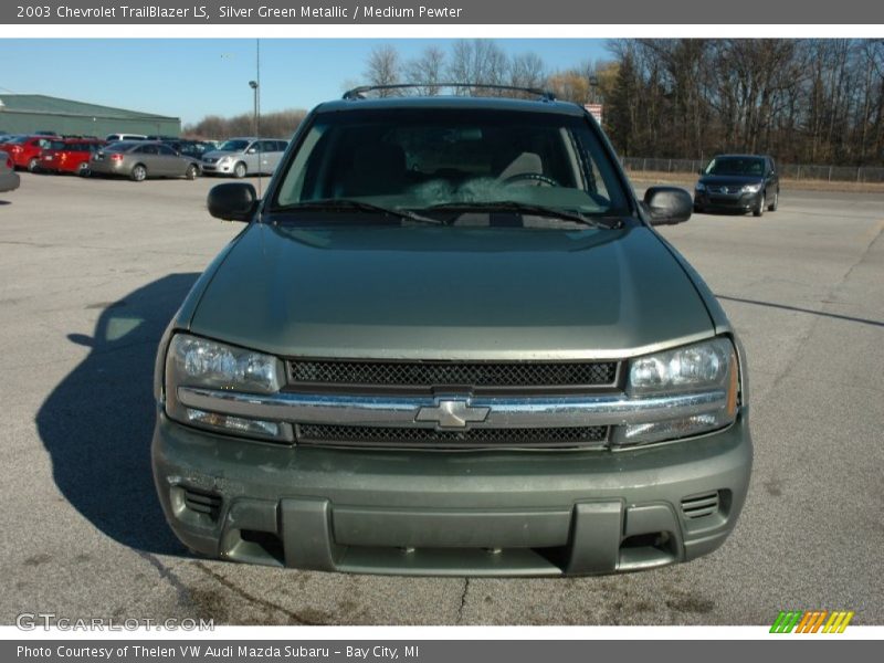 Silver Green Metallic / Medium Pewter 2003 Chevrolet TrailBlazer LS