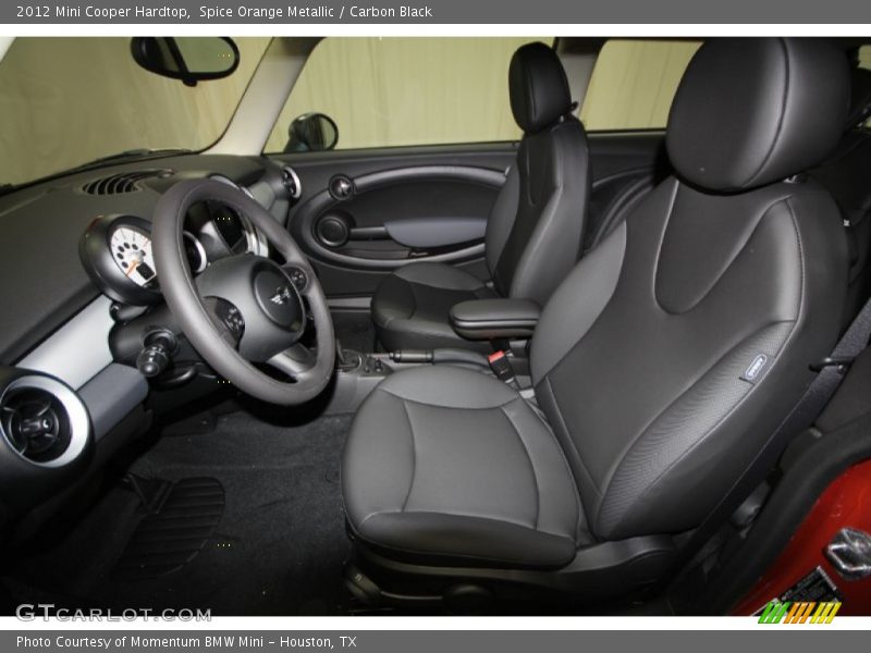  2012 Cooper Hardtop Carbon Black Interior
