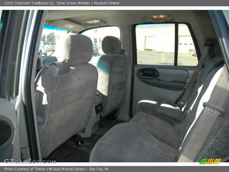Silver Green Metallic / Medium Pewter 2003 Chevrolet TrailBlazer LS