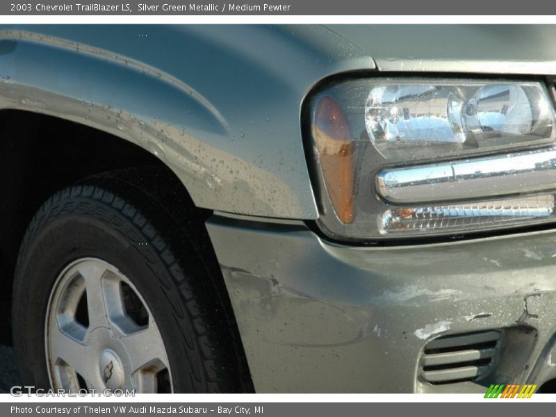 Silver Green Metallic / Medium Pewter 2003 Chevrolet TrailBlazer LS