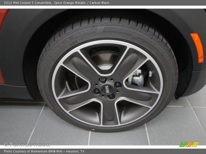 Spice Orange Metallic / Carbon Black 2012 Mini Cooper S Convertible