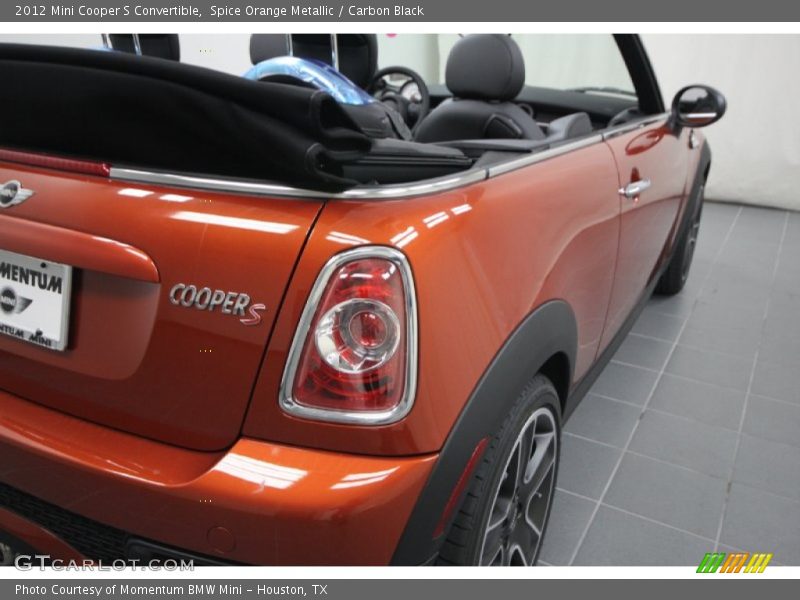 Spice Orange Metallic / Carbon Black 2012 Mini Cooper S Convertible