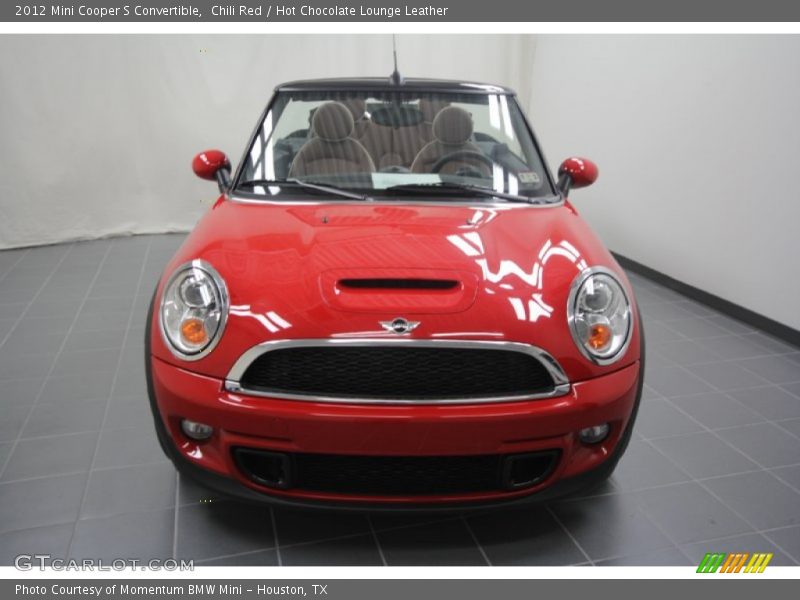 Chili Red / Hot Chocolate Lounge Leather 2012 Mini Cooper S Convertible
