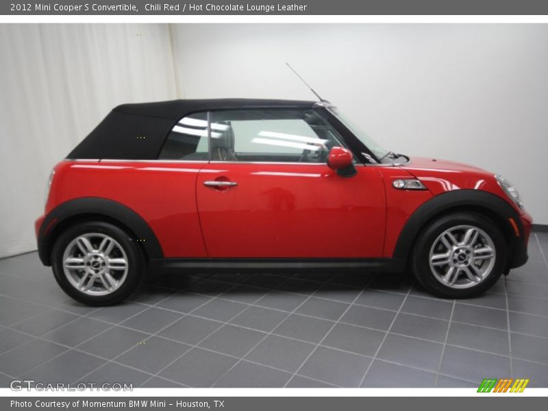 Chili Red / Hot Chocolate Lounge Leather 2012 Mini Cooper S Convertible