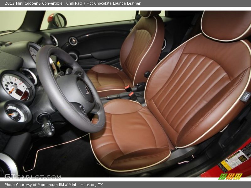 Drivers Seat in Hot Chocolate Lounge Leather - 2012 Mini Cooper S Convertible